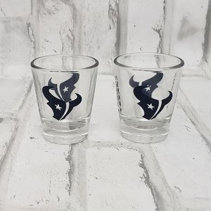 Pair of Houston Texans Shot Glasses